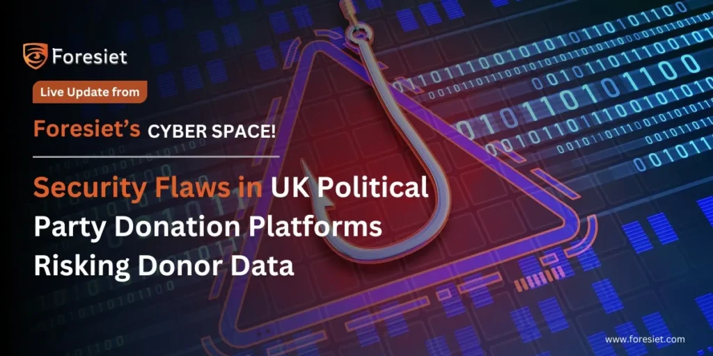 security flaws in UK political party donation platforms