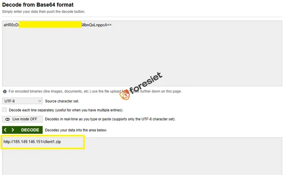 decode from base64 format screenshot