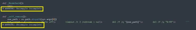 decompiled the .pyc file screenshot
