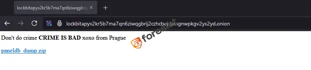 lockbitapy browser screenshot