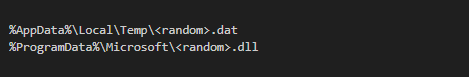 File artifacts observed: